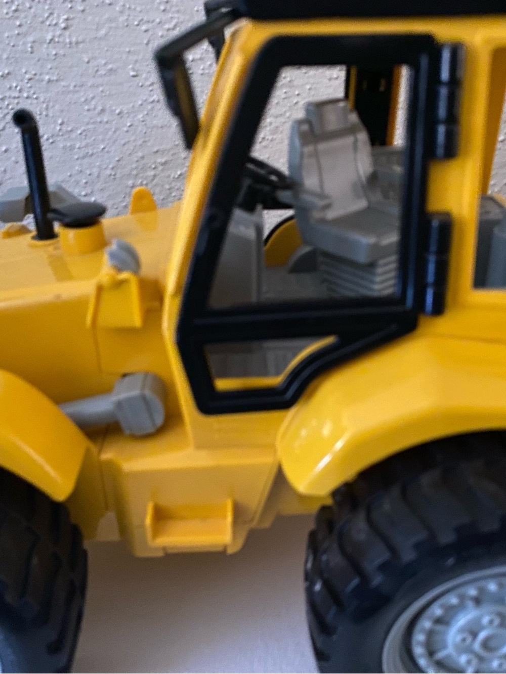 Source Unknown Yellow and Black Kids Construction Tractor Toy